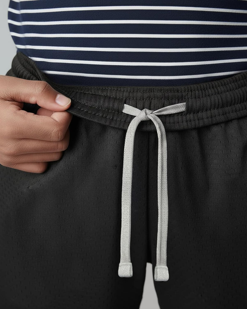 5 Pack Breathable Mesh Boy's Athletic Shorts Basketball Shorts