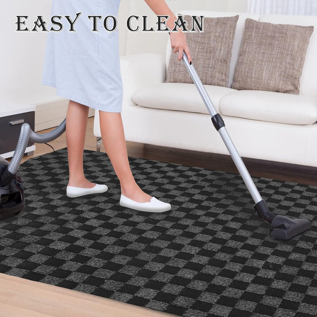 Runner Rug 2' x 15' Indoor/Outdoor Carpet Runners, Hallway Kitchen Entryway Bedroom Area Rugs with Natural Non-Slip