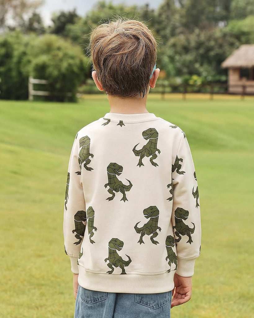 Toddler Boy Cotton Sweatshirts Long Sleeve Shirt Tops Pullover
