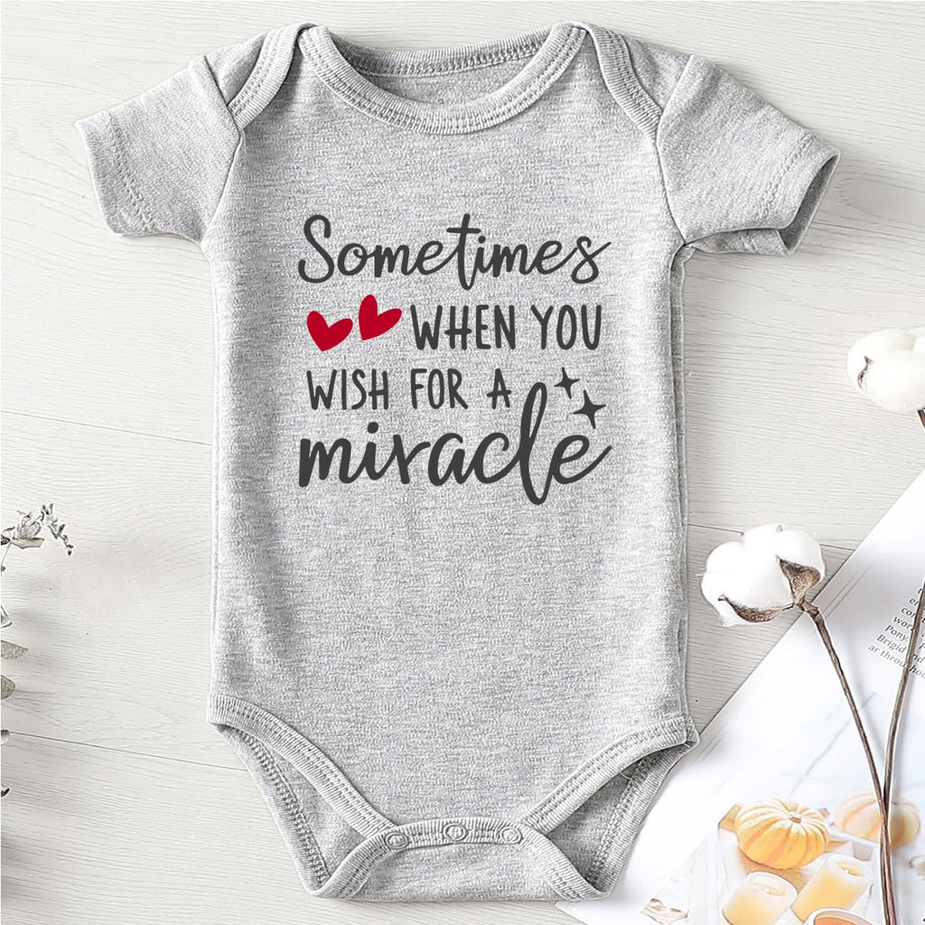 Wish One Get Two Baby Outfits For Boy And Girl - Newborn Twins Baby Items Must Haves - Twin Baby Bodysuit Gray