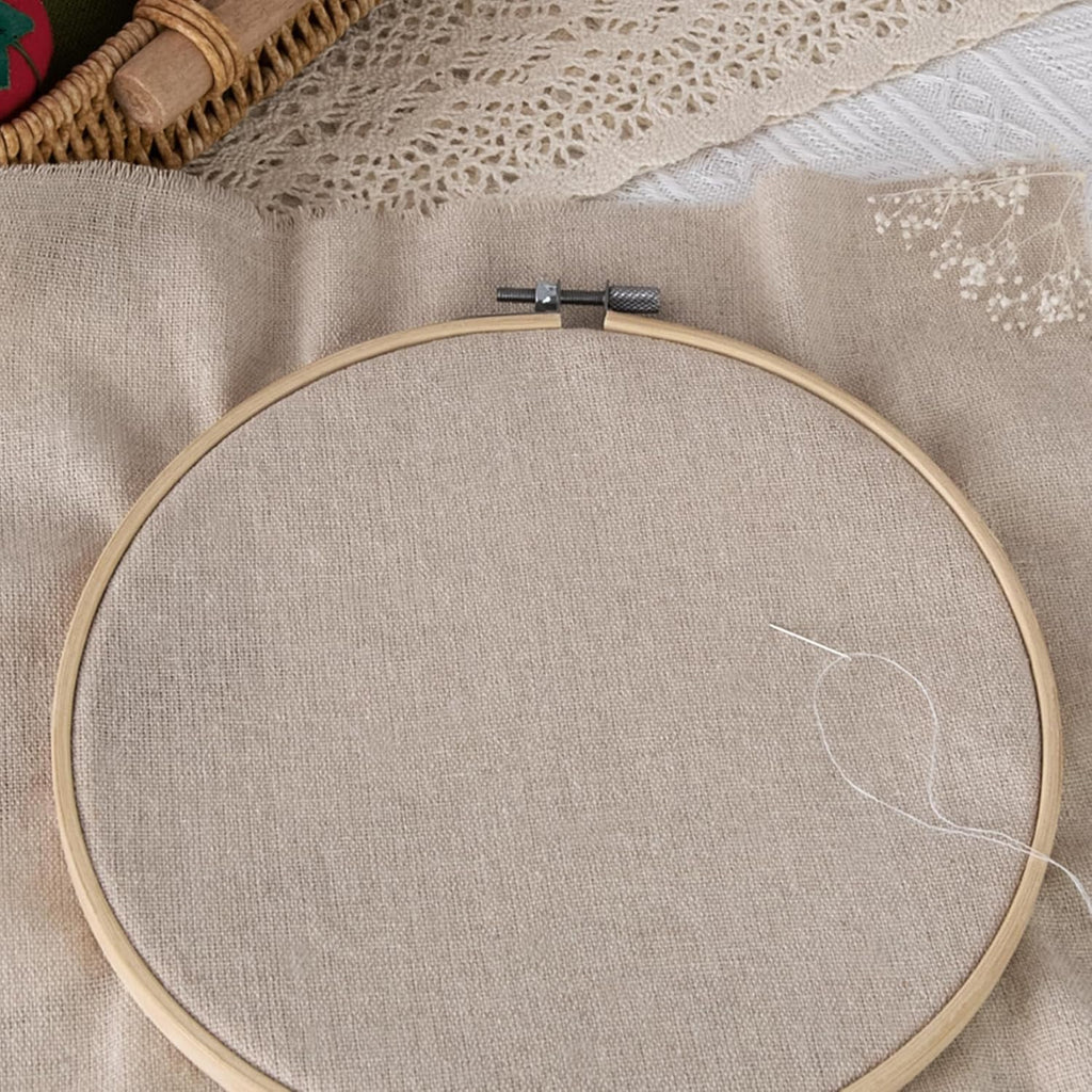 Linen Fabric by The Yard - 4 Yard 62 Inch Wide Natural White