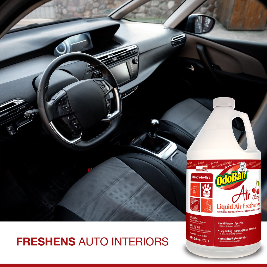 Professional Series Ready-to-Use Air Cherry Liquid Air Freshener, Made in the, Cherry Scent, 2-Pack, 1 Gallon Each