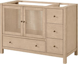 Alaterre Furniture Lucca Bathroom Vanity - Freestanding Cabinet Without Sink