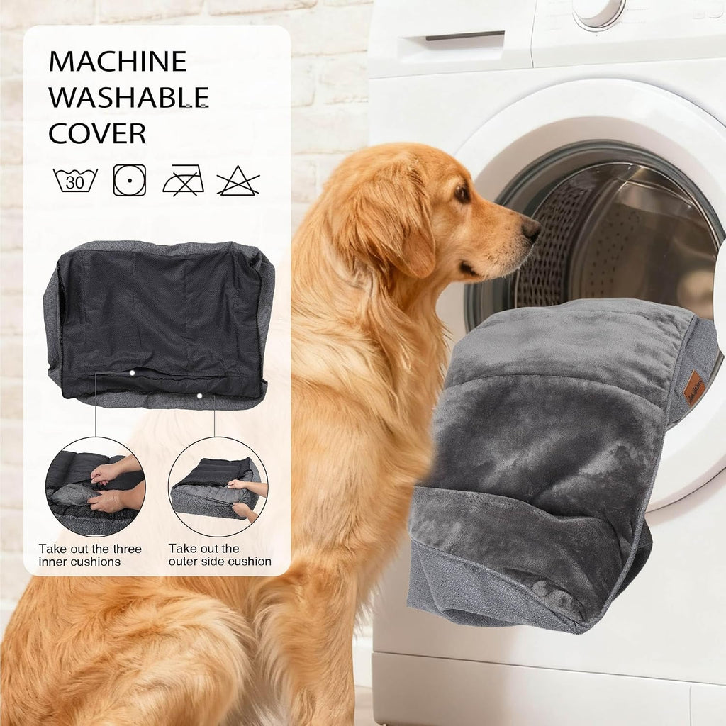 Orthopedic Waterproof Dog Bed Supportive Pet Couch Bed Sofa