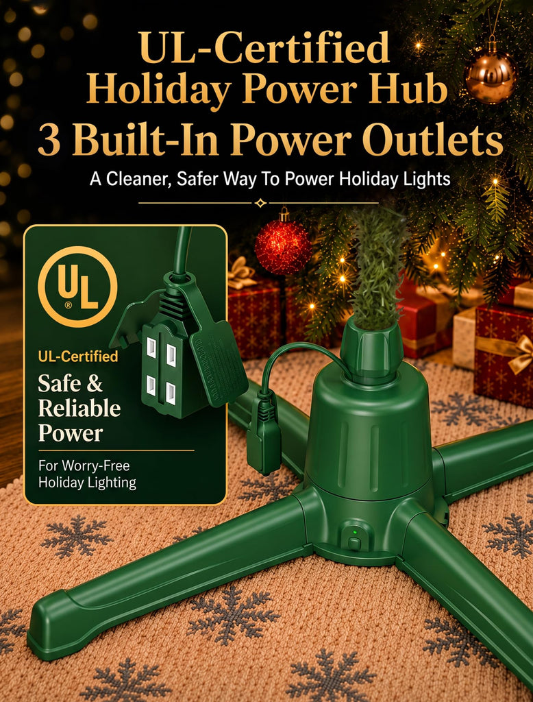Rotating Christmas Tree Stand for 9 ft Artificial Trees