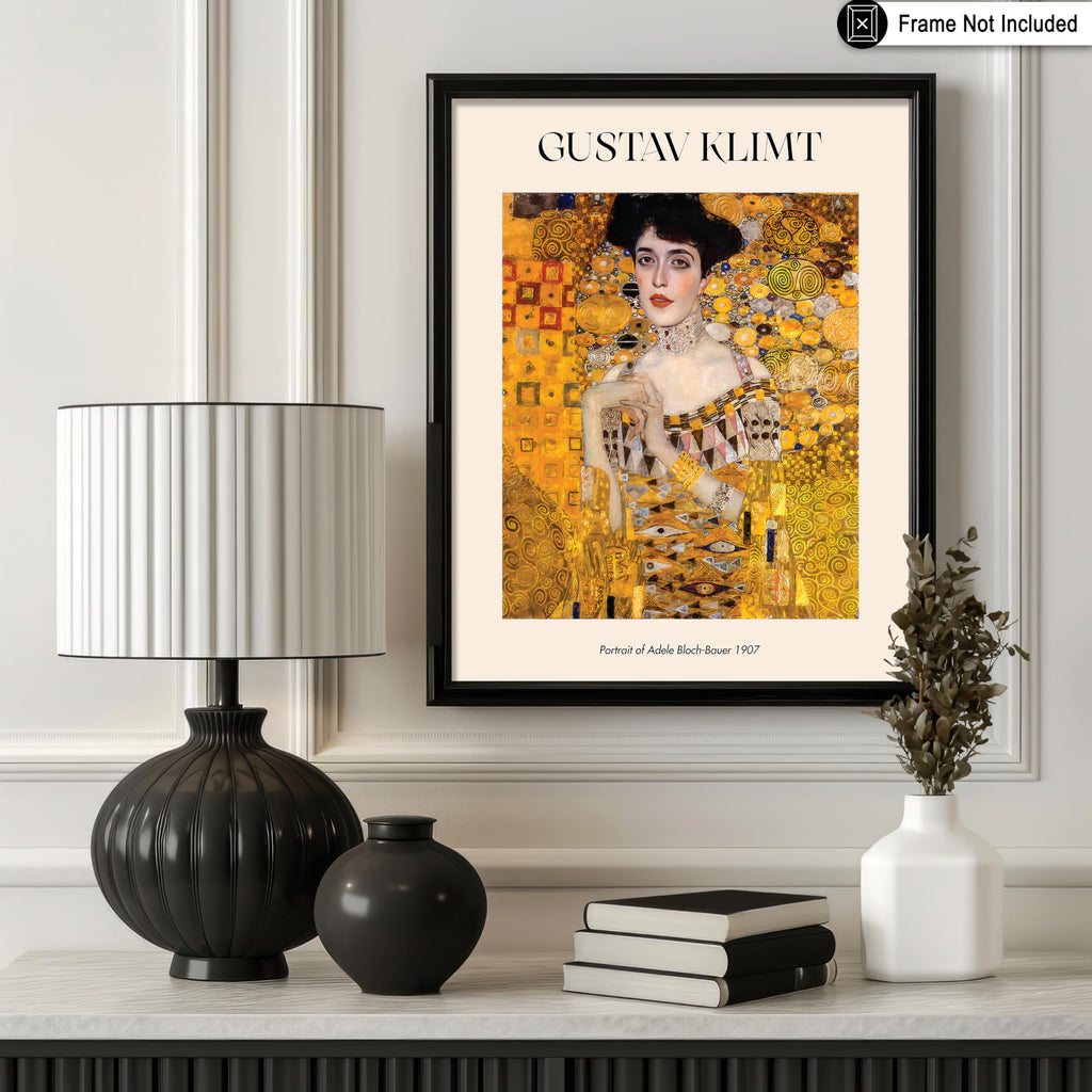 Master Gustav Klimt Poster - Judith and the Head of Holofernes Print - Symbolism Art - Gold Leaf Design - Biblical