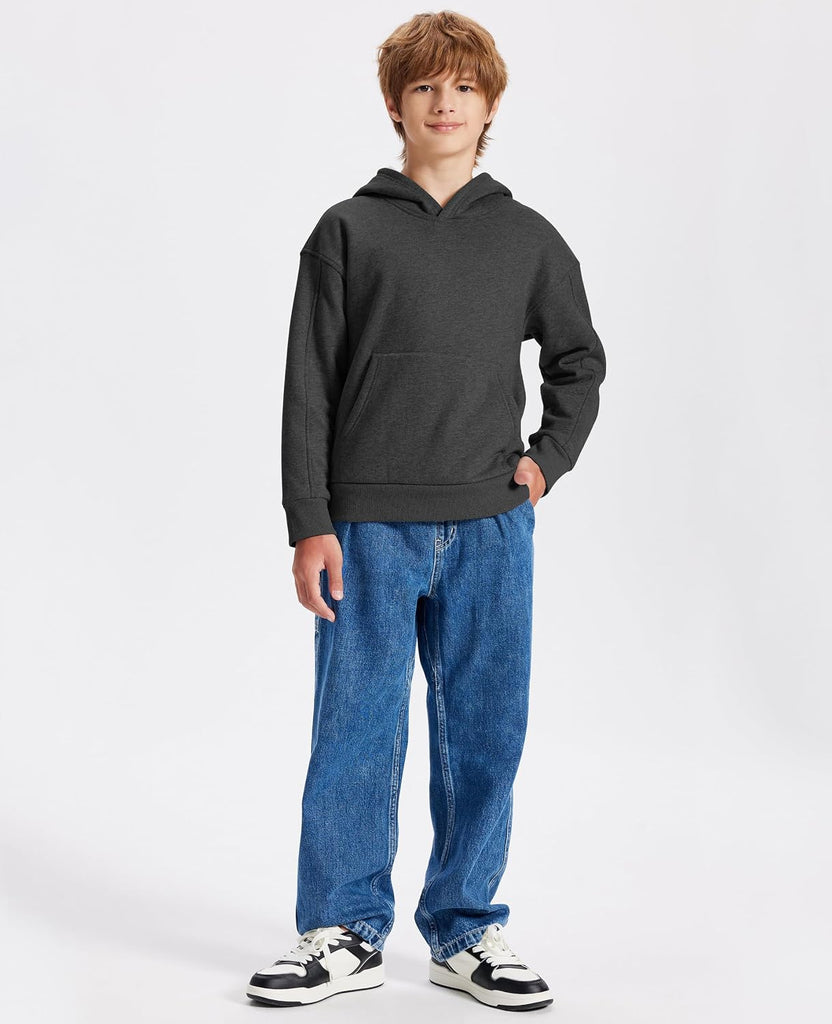 Boys Fleece Lined Hoodies Kids Winter Hoodies With Pocket