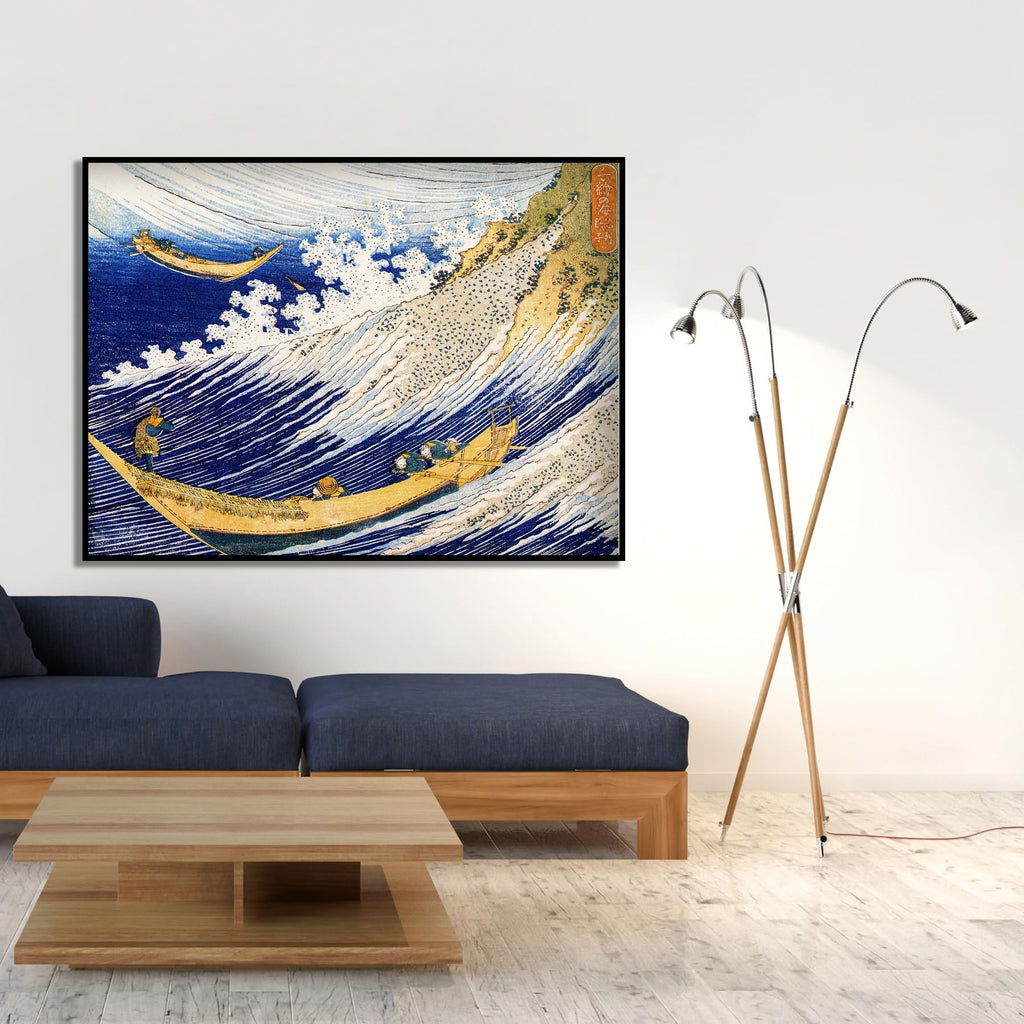 The Great Wave off Kanagawa By Katsushika Hokusai -Japanese Art Oil Painting Japanese Room Decor -Asian Art Vintage