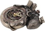Veronese Design 7 5/8 Inch Tall Steampunk Octopus Nostradamus Prophet Wall Clock Sculpture