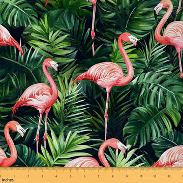 Flamingo Upholstery Fabric Soft 1 Yards