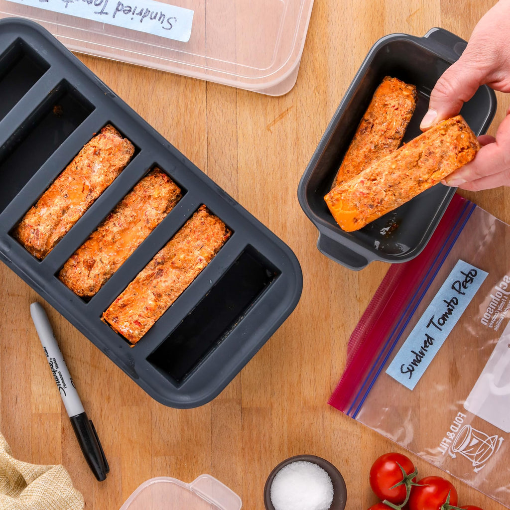 5"x3" Ceramic Baking Dishes with Lids, Charcoal, 4-Pack