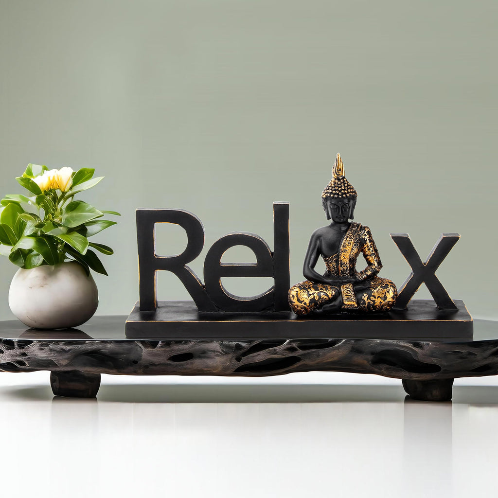 Buddha Statue Buddah Buda - Buddah Statues Decoration, Laughing Buddha Statue for Yoga feng Shui Meditation Spiritual