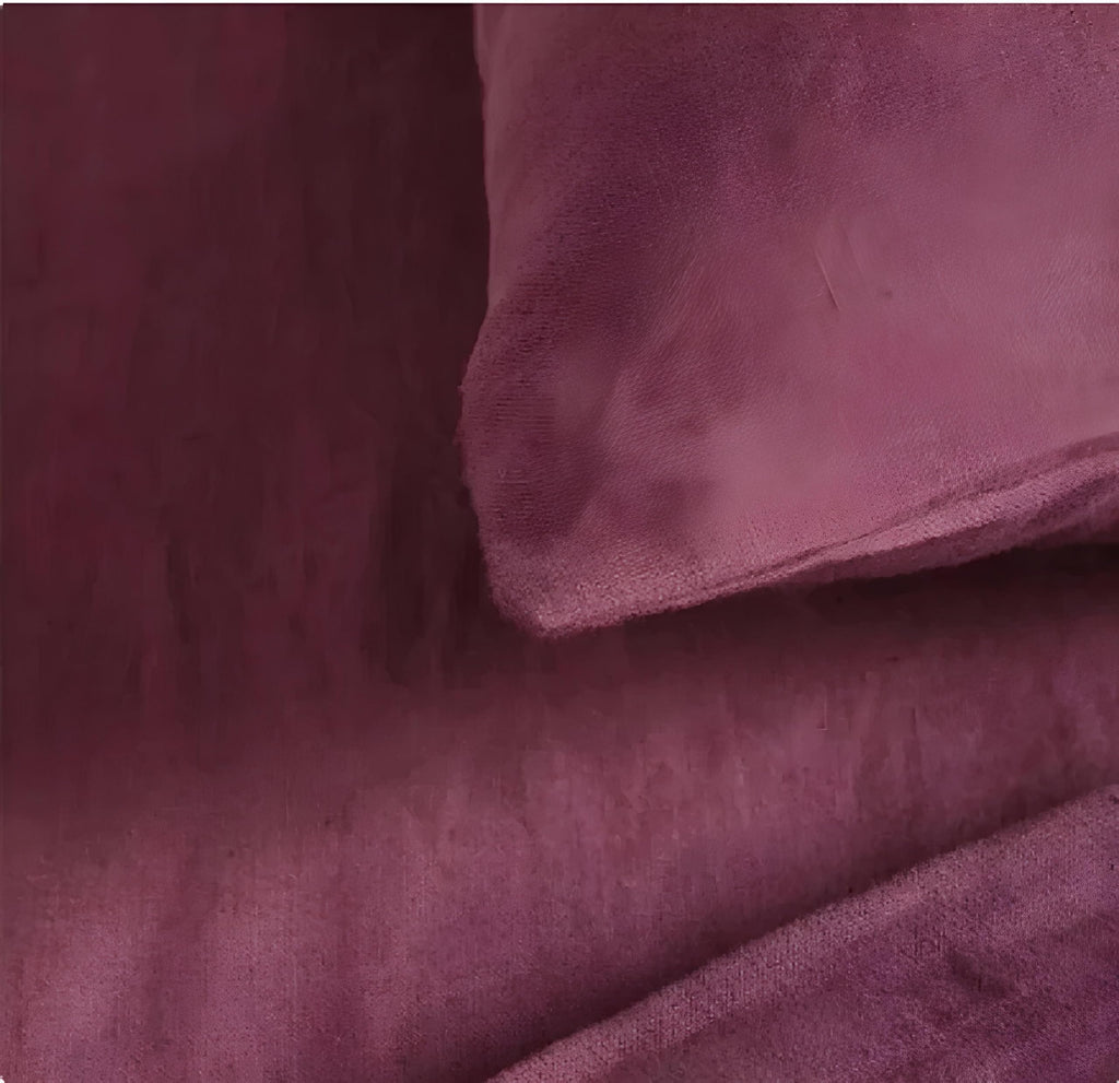 Burgundy Linen Bedding Set Stonewashed Duvet Cover and Custom Linen Duvet Cover 3 Pcs Comforter