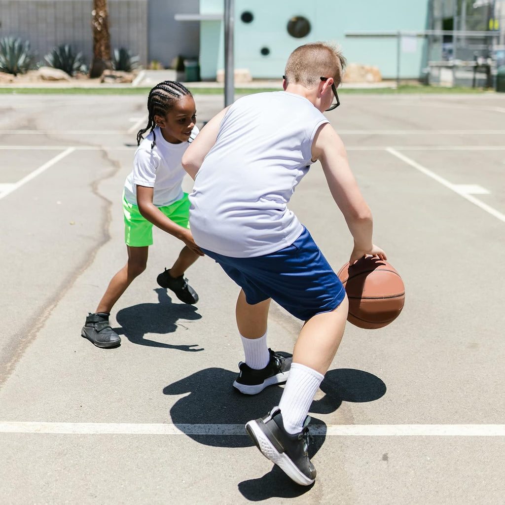 5 Pack Boys Basketball Athletic Shorts Quick Dry with Pockets