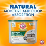 Essentials Disposable Moisture Absorber and Odor Eliminator Tub, Fragrance Free, 1 lb.