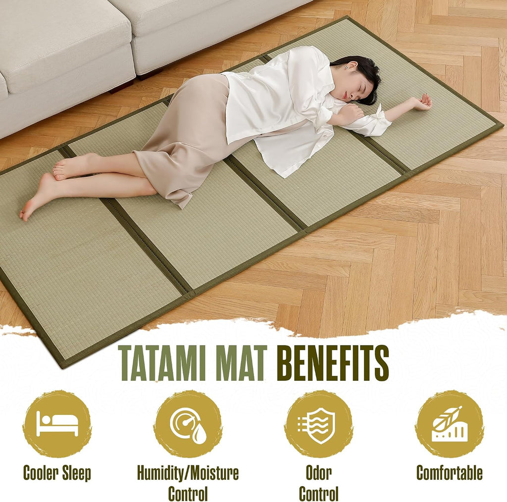 Tatami Mat, Tatami Mattress, Japanese Sleeping Mat, Traditional, 80x40