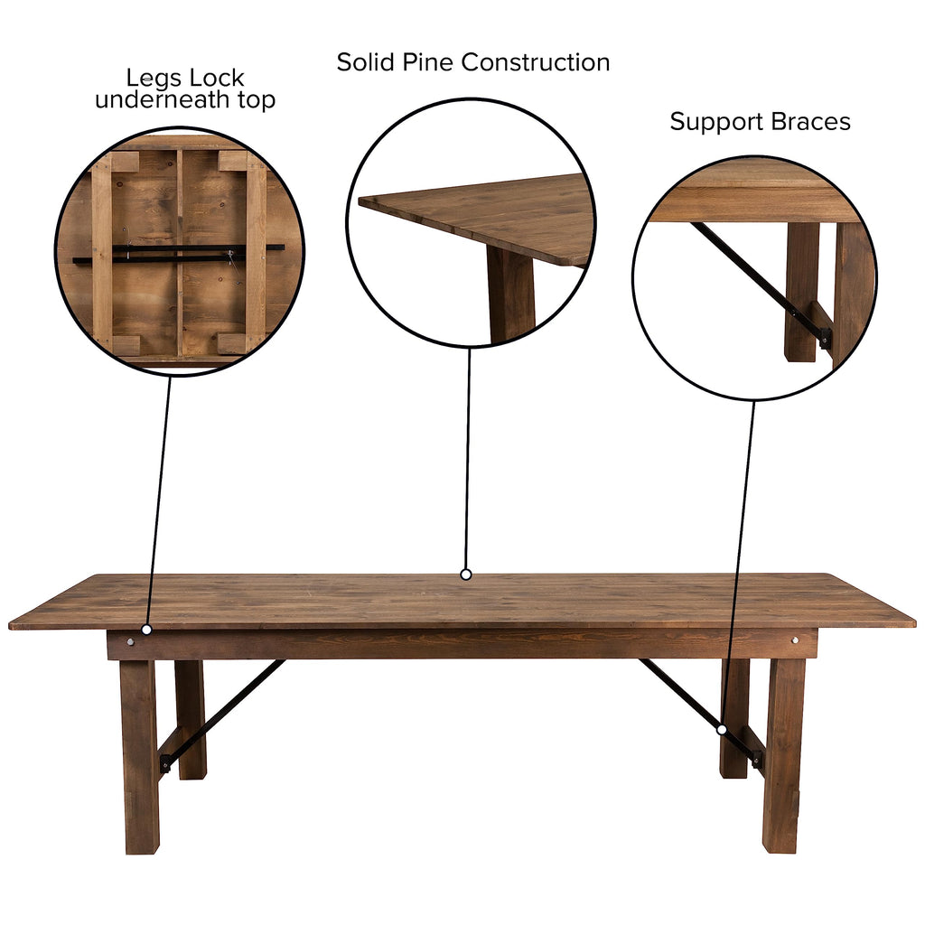 Hercules 108x40 in Folding Table