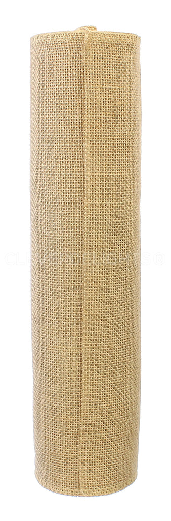 14" Premium Burlap Roll - 10 Yards - No-Fray Finished Edges