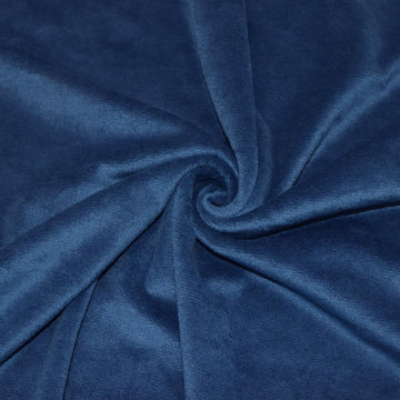 Velvet Fabric Soft Plush Thin Sheer Fabric by The Yard 62" Wide Blanket, Change Station Cover, Pillow, Scarf (Navy, 1