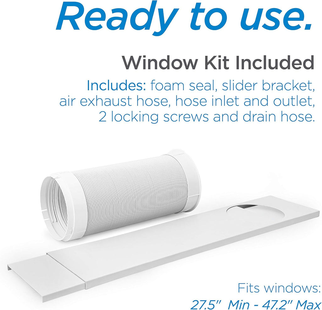 Portable Air Conditioner, 8,000 BTU (5,000 BTU SACC) for Rooms Up To 350 Sq. Ft.