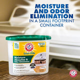 Essentials Disposable Moisture Absorber and Odor Eliminator Tub, Fragrance Free, 1 lb.