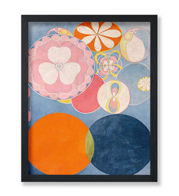 Master Vintage Hilma Af Klimt Poster - The Ten Largest Print - No 2 Childhood Art - Flower Art - Gift for Him & Her