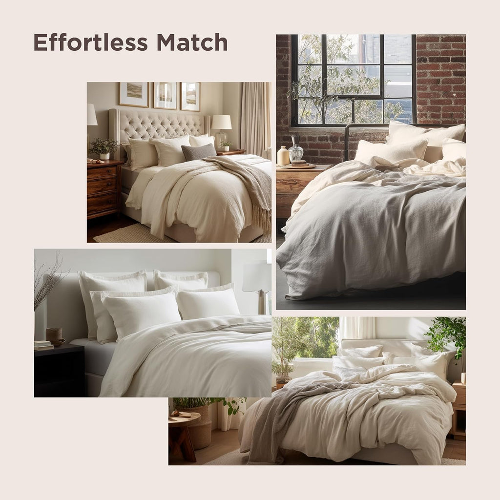 Olive Green Duvet Cover King - 3 Pieces Prewashed Cotton-Like Polyester Extra Soft Bedding Set, Includes 1 Duvet