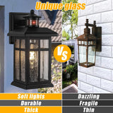 Motion Sensor Outdoor Wall Lights 2 Packs- Updated Dusk to Dawn Outdoor Lighting
