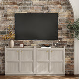 Buffet Cabinet with Storage 101" Sideboard Accent Storage Cabinet for Bedroom Dining Room Living Room Entryway with