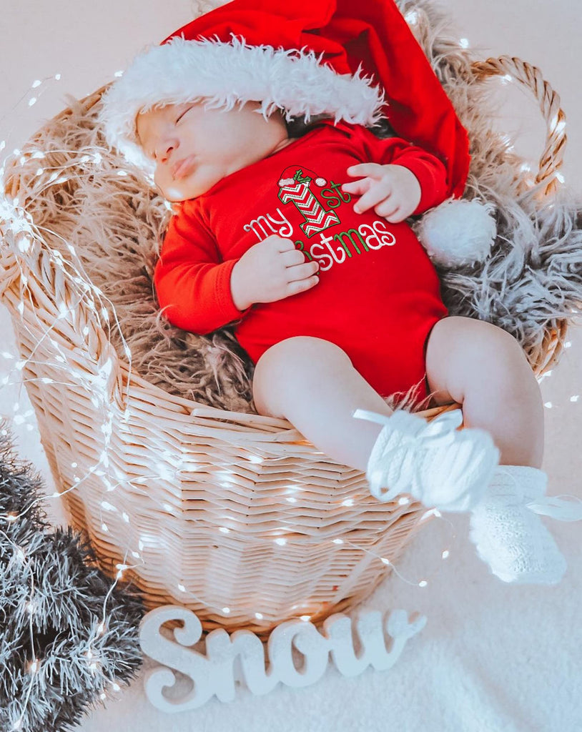 Baby Christmas Outfit, My First Christmas Baby Girl Boy Outfit 1st