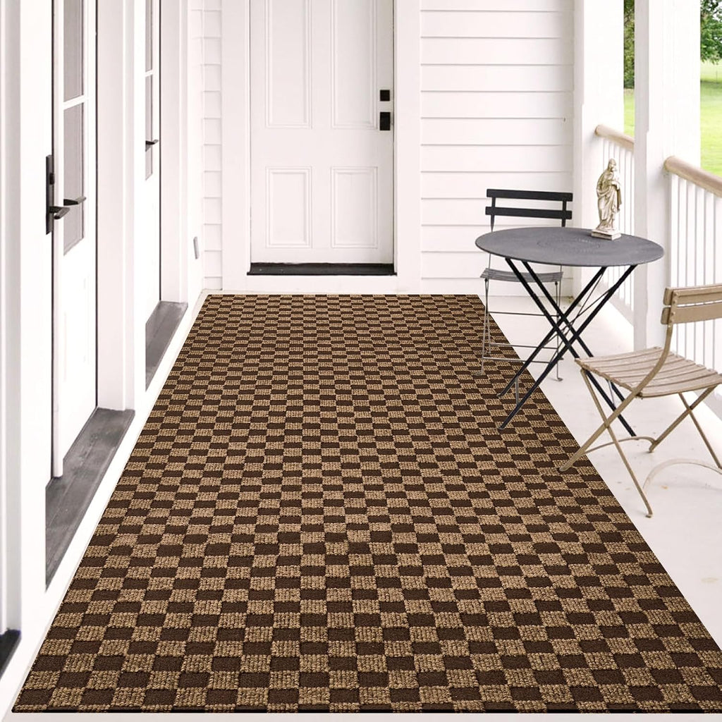 4ft x 8ft Outdoor Runner Rug Waterproof Non-Slip Floor Runner