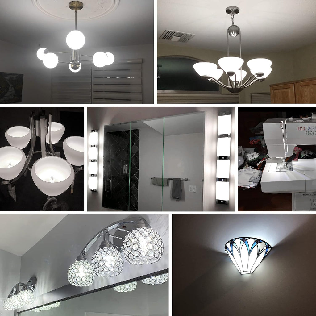 Dimmable E12 Led Candelabra Bulb 40w Equivalent 6000k Daylight White