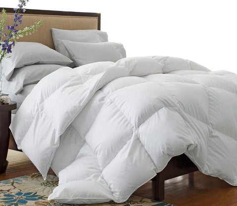 Queen, Luxury 1200 Thread Count Year Round Super Soft 100% Egyptian Cotton White Down Alternative Co