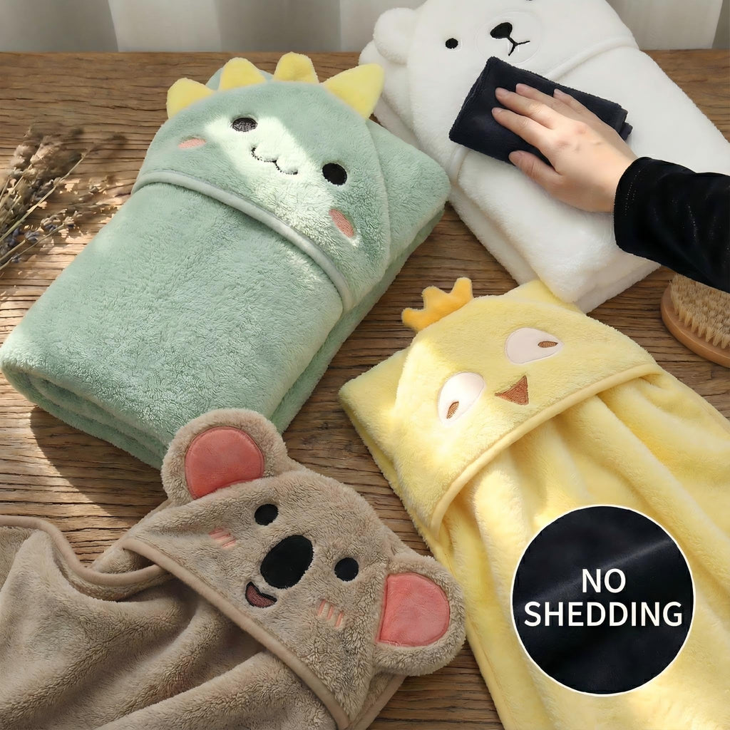 Hooded Baby Towel - 4 Pack Premium Soft Bath Towel for Baby, Newborn,Infant - Ultra Absorbent,Natural Baby Stuff
