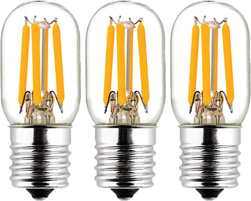T7 E17 LED Bulb 2W 120V (25W Equivalent), 3-Pack