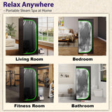 Steam Sauna Tent for Home with Transparent Door, Portable Indoor Sauna with Powerful Steam Heating