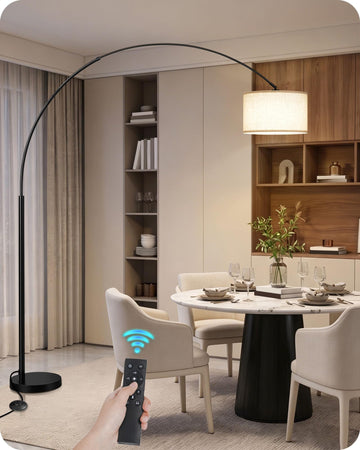82" Tall Dimmable Arc Floor Lamp, Extra Large Arched lamp