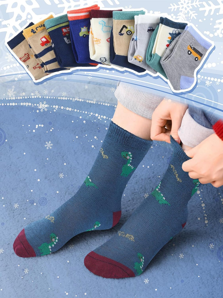 20 Pairs Boys Crew Dress Socks