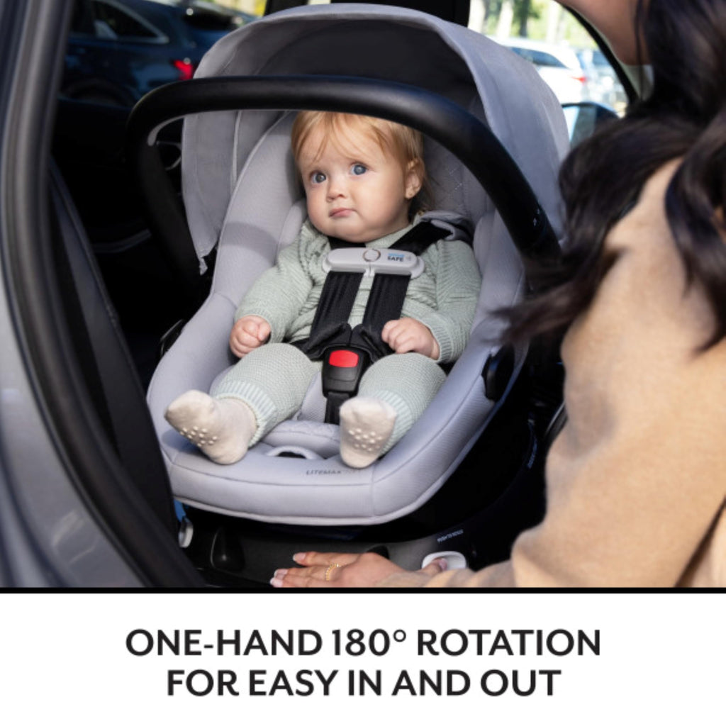 Evenflo Revolve180 LiteMax NXT Rotating Rear-Facing Lightweight Preemie and Infant Car Seat 3-30lbs. with