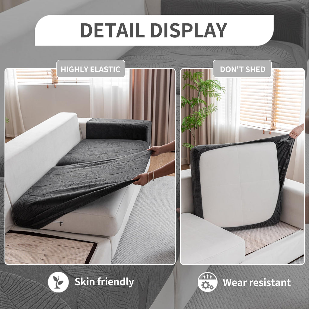 Universal Couch Cushion Covers for Sectional Sofa (3PCS Small)