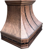 36 Inch Copper Wall Mount Range Hood