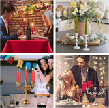 3 Arm Candelabra Taper Candle Holders Decorations Indoor Kitchen Décor Table Candles Candlestick Candelabra