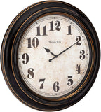 Westclox Traditional Large Wall Clock Battery-Operated Clock for Living Room, Bedroom