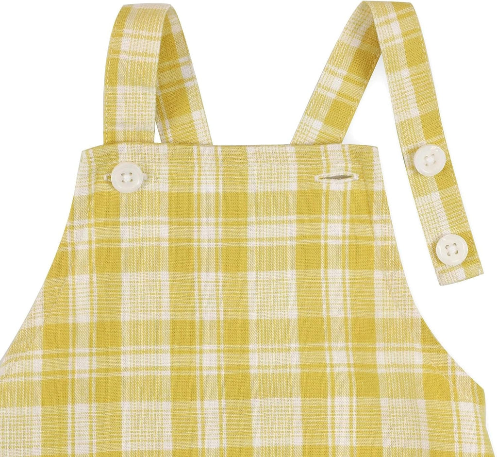 Kids' Layette Baby Girl Woven Sleeveless Smocked Shoulders