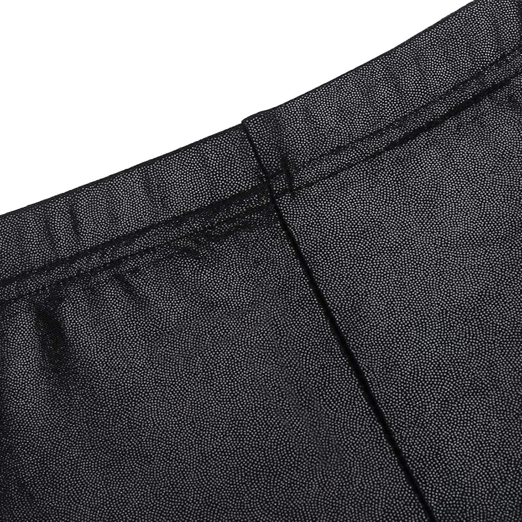 Kids Girls Dance Pants Gymnastic Shiny Metallic Dance Leggings Skinny