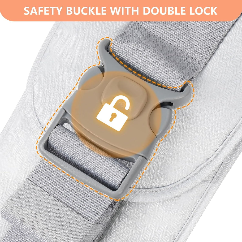 Baby Hip Carrier,Baby Carrier with Adjustable Waistband & Breathable Mesh, Ergonomic Carrier with Non-Slip Hip Seat