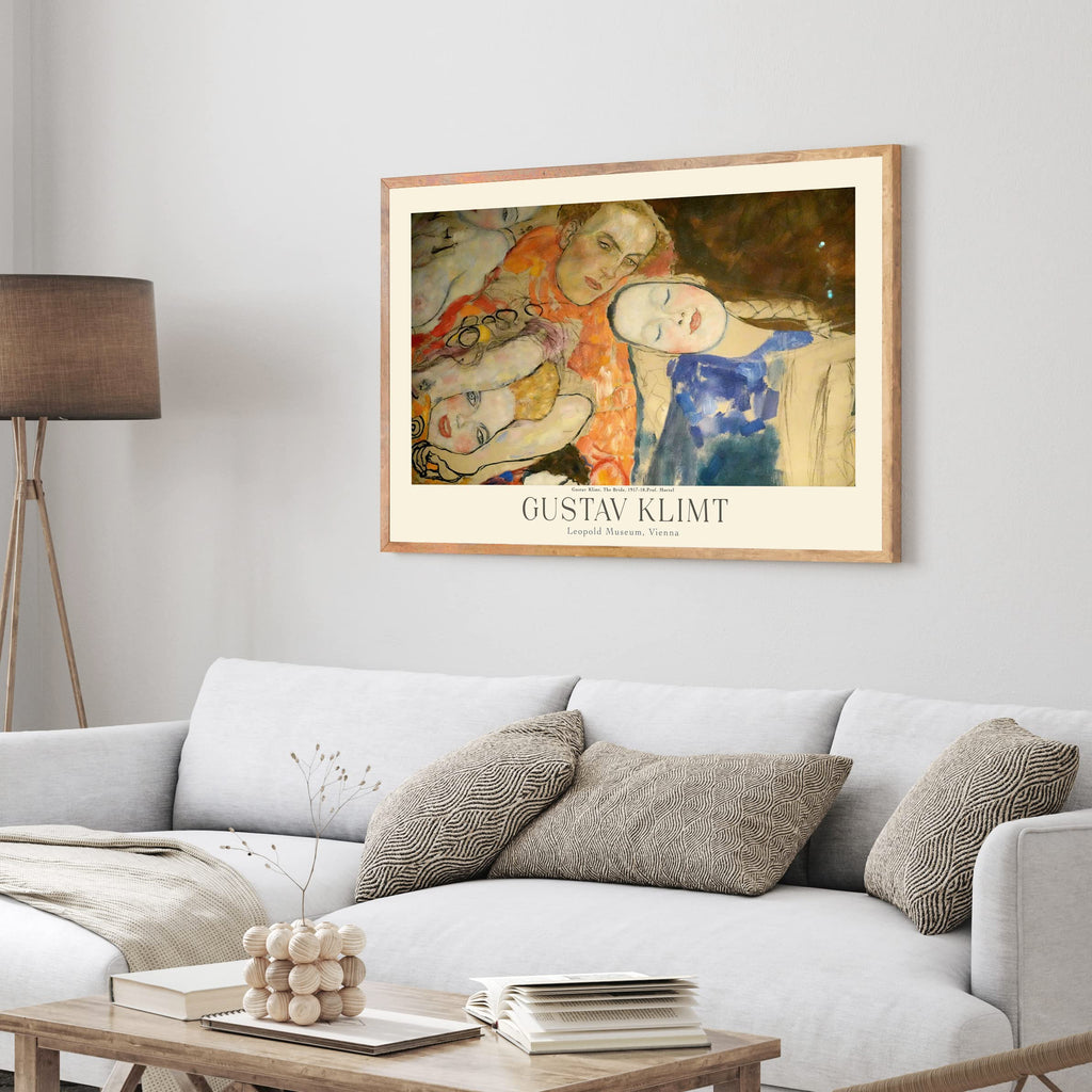 Gustav Klimt Poster Prints, Prints Museum Gallery Exhibition Poster, Paintings, Art Works, Vintage Print, Home Wall