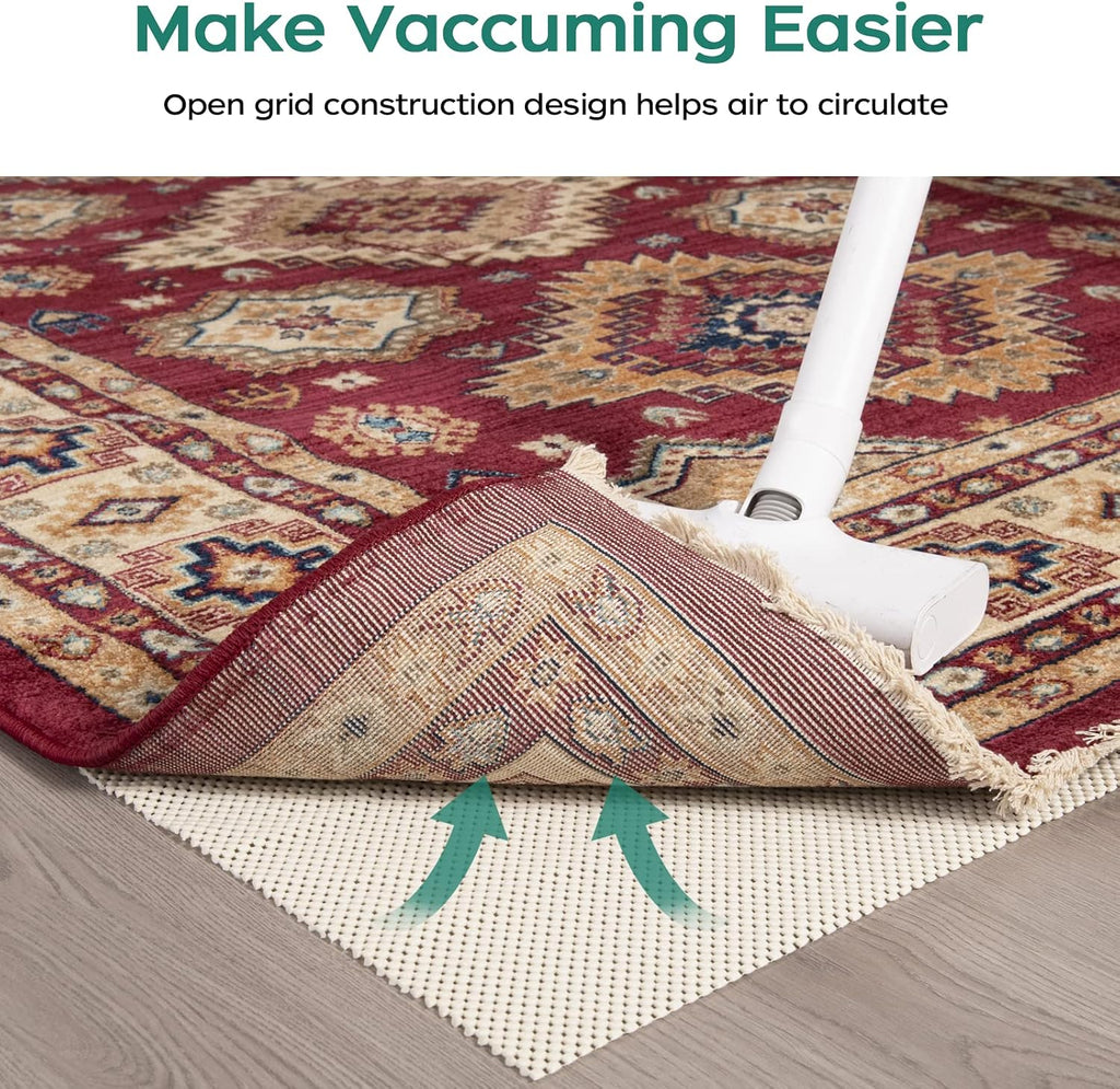 BAGAIL Non-Slip Rug Pad Gripper 4x6 ft for Area Rugs and Hardwood Floors - Set of 24