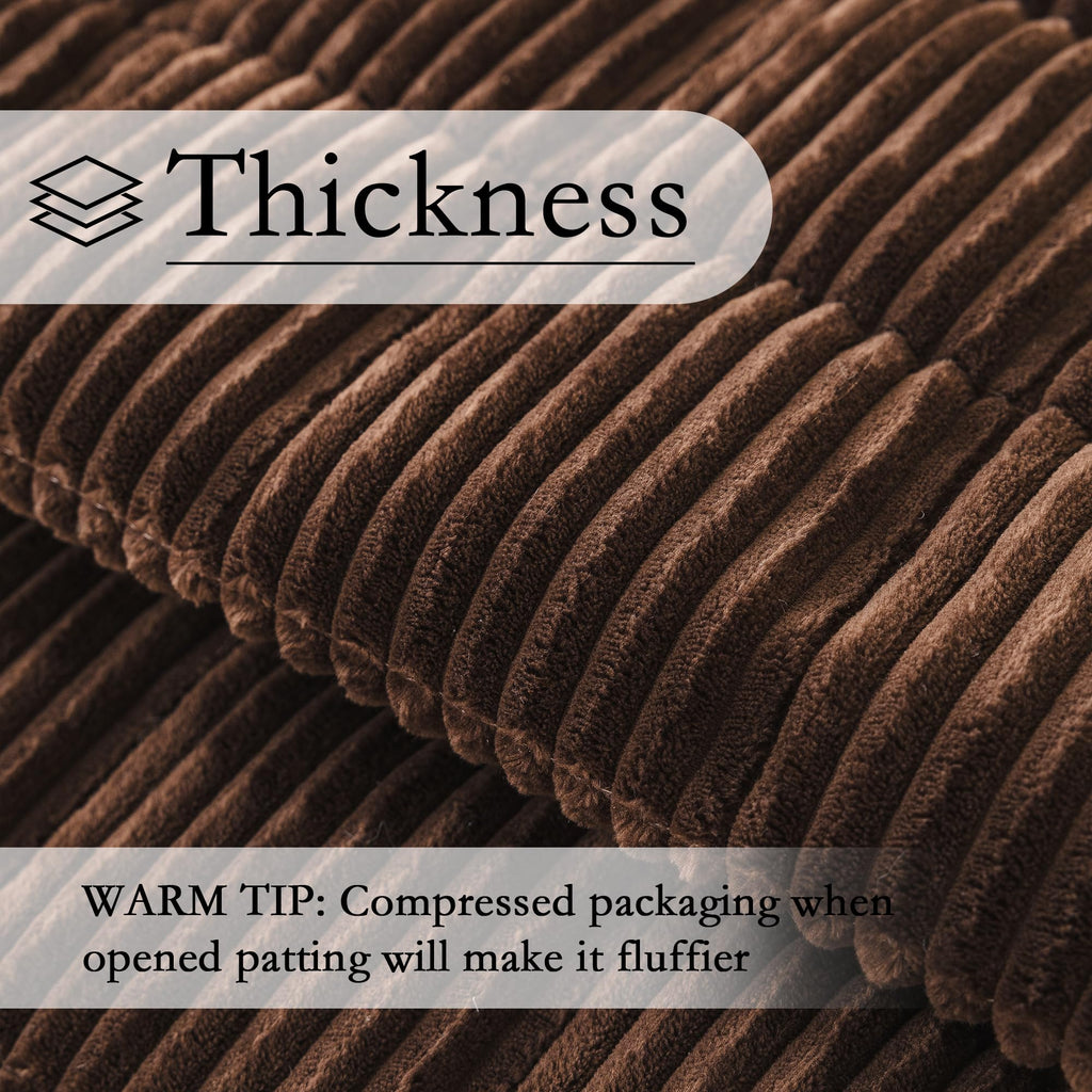 Couch Covers for Dogs, Washable Sofa Cover for Pets, Chocolate