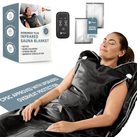 Lifepro BioRemedy Plus Infrared Sauna Blanket - Available in 5 Colors
